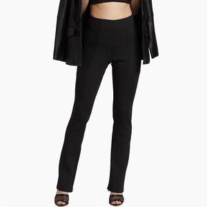 Good American Good Waist Flare Scuba Pants size Small in Black